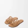 Petal Anagram Slide in Calfskin Petal Anagram Slide in Calfskin