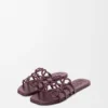 Petal Anagram Slide in Calfskin Petal Anagram Slide in Calfskin