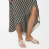 Petal Anagram Slide in Calfskin Petal Anagram Slide in Calfskin