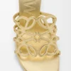 Petal Anagram Slide in Laminated Lambskin Petal Anagram Slide in Laminated Lambskin