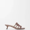 Petal Anagram Slide in Rhinestone-Embellished Suede Petal Anagram Slide in Rhinestone-Embellished Suede