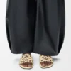 Petal Anagram Slide in Rhinestone-Embellished Suede Petal Anagram Slide in Rhinestone-Embellished Suede