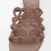 Petal Anagram Slide in Rhinestone-Embellished Suede Petal Anagram Slide in Rhinestone-Embellished Suede