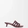 Petal Anagram Slide in Soft Calfskin Petal Anagram Slide in Soft Calfskin