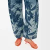 Petal Anagram Slide in Soft Calfskin Petal Anagram Slide in Soft Calfskin