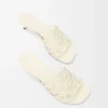 Petal Anagram Slide in Soft Calfskin Petal Anagram Slide in Soft Calfskin