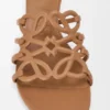 Petal Anagram Slide in Soft Calfskin Petal Anagram Slide in Soft Calfskin