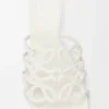 Petal Anagram Slide in Soft Calfskin Petal Anagram Slide in Soft Calfskin