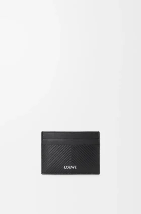 Plain Cardholder in Textured Classic Calfskin