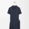 Pleated Dress in Cotton Blend Pleated Dress in Cotton Blend