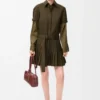 Pleated Dress in Cotton Blend Pleated Dress in Cotton Blend