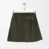 Pleated Mini Skirt in Suede Lambskin Pleated Mini Skirt in Suede Lambskin