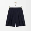 Pleated Shorts in Cotton and Linen Pleated Shorts in Cotton and Linen