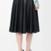 Pleated Skirt in Nappa Lambskin Pleated Skirt in Nappa Lambskin