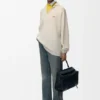 Polo Sweater in Cashmere and Silk Blend Polo Sweater in Cashmere and Silk Blend
