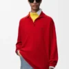 Polo Sweater in Cashmere and Silk Blend Polo Sweater in Cashmere and Silk Blend