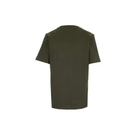 Printing Loose Pure Cotton Short Sleeve Olive Green S359333Xbp-4160