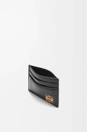 Puffer Anagram Plain Cardholder in Shiny Nappa Calfskin Puffer Anagram Plain Cardholder in Shiny Nappa Calfskin
