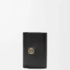 Puffer Anagram Small Vertical Wallet in Shiny Nappa Calfskin Puffer Anagram Small Vertical Wallet in Shiny Nappa Calfskin