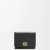 Puffer Anagram Trifold Wallet in Shiny Nappa Calfskin Puffer Anagram Trifold Wallet in Shiny Nappa Calfskin