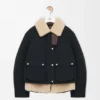 Puffer in Shearling and Cotton Blend Puffer in Shearling and Cotton Blend