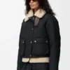 Puffer in Shearling and Cotton Blend Puffer in Shearling and Cotton Blend