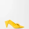 Pump Origami Con Flap Posteriore in Pelle Di Agnello