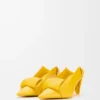 Pump Origami Con Flap Posteriore in Pelle Di Agnello