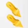 Pump Origami Con Flap Posteriore in Pelle Di Agnello