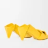 Pump Origami Con Flap Posteriore in Pelle Di Agnello