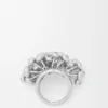 Push Pin Ring in Sterling Silver and Crystals Push Pin Ring in Sterling Silver and Crystals