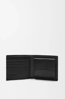 Puzzle Bifold Coin Wallet in Classic Calfskin