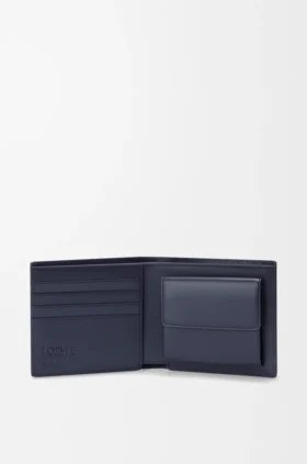 Puzzle Bifold Coin Wallet in Classic Calfskin
