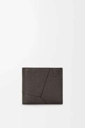 Puzzle Bifold Coin Wallet in Supple Grained Calfskin Puzzle Bifold Coin Wallet in Supple Grained Calfskin