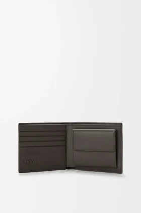 Puzzle Bifold Coin Wallet in Supple Grained Calfskin Puzzle Bifold Coin Wallet in Supple Grained Calfskin