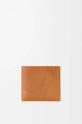 Puzzle Bifold Wallet in Supple Grained Calfskin