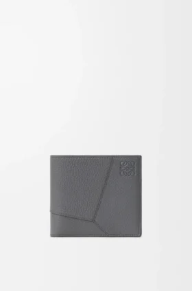 Puzzle Bifold Wallet in Supple Grained Calfskin