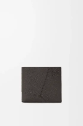 Puzzle Bifold Wallet in Supple Grained Calfskin