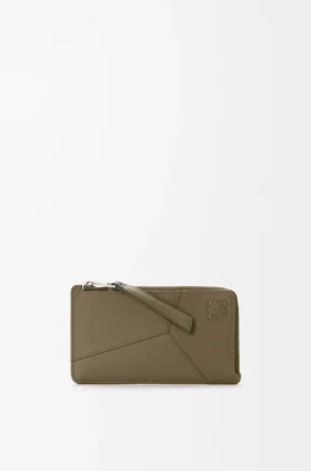 Puzzle Long Coin Cardholder in Classic Calfskin