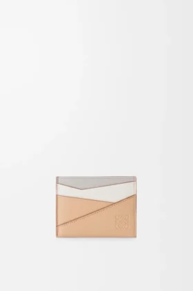 Puzzle Plain Cardholder in Classic Calfskin