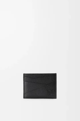Puzzle Plain Cardholder in Supple Grained Calfskin