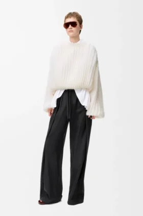 Pyjama Trousers in Silk and Cotton