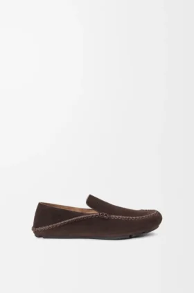 Rambla Driving Loafer in Suede Calfskin Rambla Driving Loafer in Suede Calfskin