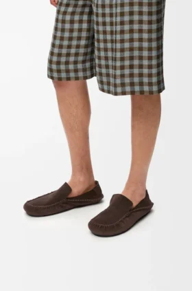Rambla Driving Loafer in Suede Calfskin Rambla Driving Loafer in Suede Calfskin