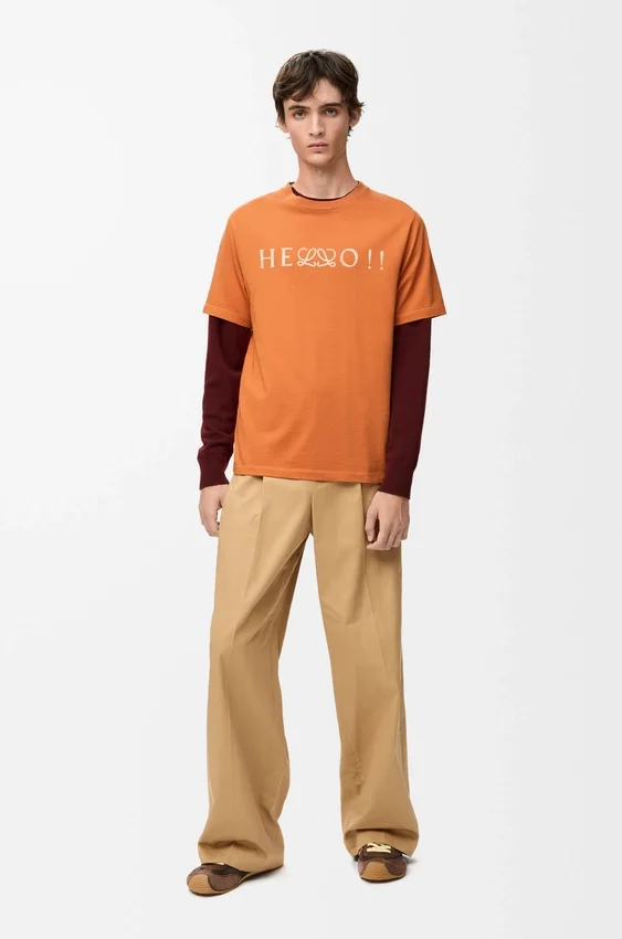 Regular Fit T-Shirt in Cotton Blend Regular Fit T-Shirt in Cotton Blend