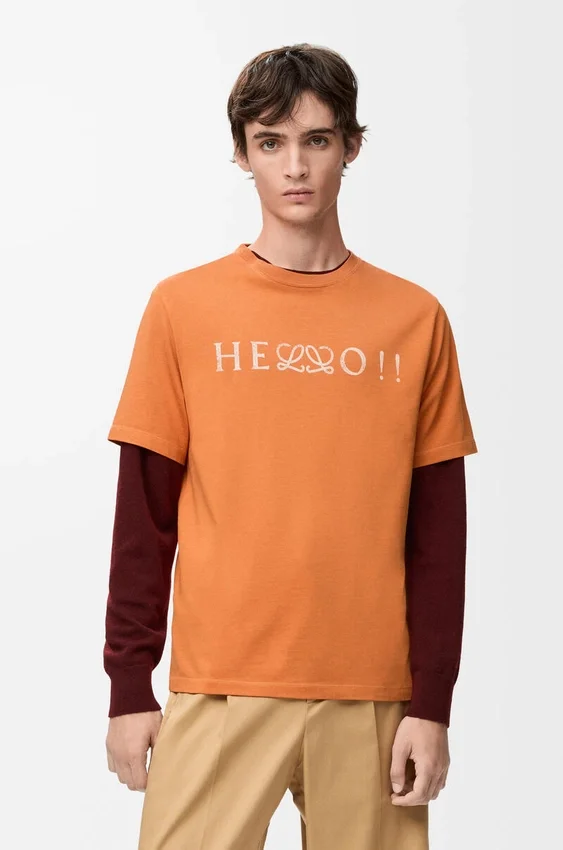 Regular Fit T-Shirt in Cotton Blend Regular Fit T-Shirt in Cotton Blend