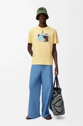 Relaxed Fit T-Shirt in Technical Cotton