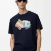 Relaxed Fit T-Shirt in Technical Cotton Relaxed Fit T-Shirt in Technical Cotton