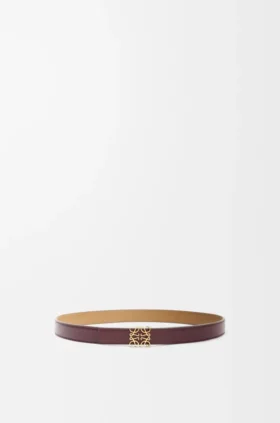 Reversible Anagram Belt in Smooth Calfskin Reversible Anagram Belt in Smooth Calfskin
