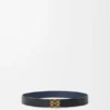 Reversible Anagram Belt in Smooth Calfskin Reversible Anagram Belt in Smooth Calfskin